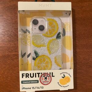 MVMT VIRAL LEMON BEADED iPHONE CASE  🍋